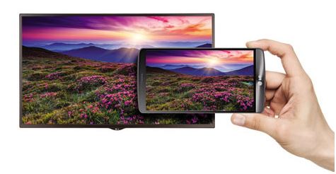 LG 22SM3G - зеркальное отображение контента