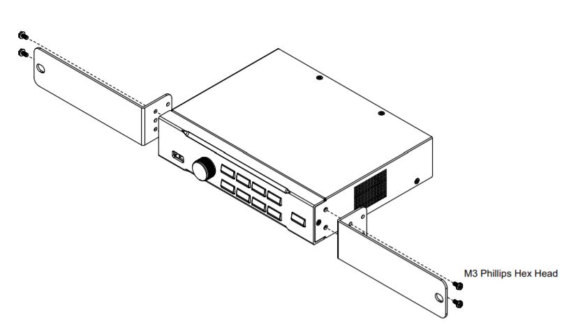 2X-049G Монтажный комплект для установки в стойку