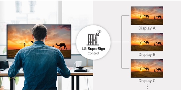 lg-86UR640S Быстрое и простое управление указателями с помощью LG SuperSign Control