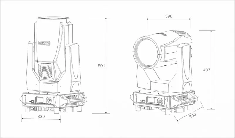 LightSky F450II BEAM