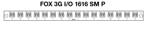 FOX 3G I/O 1616 SM P Чертеж