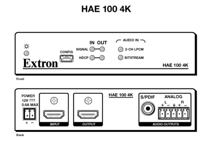 HAE 100 4K Чертеж