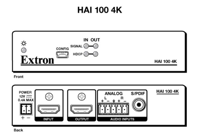 HAI 100 4K Схема AV-системы