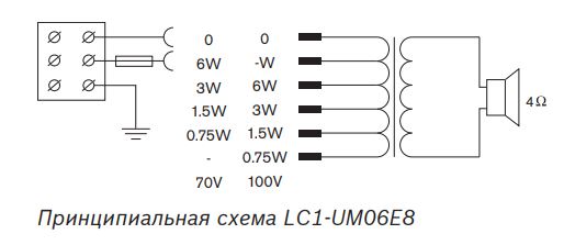 Bosch LC1-UM06E8 | Принципиальная схема