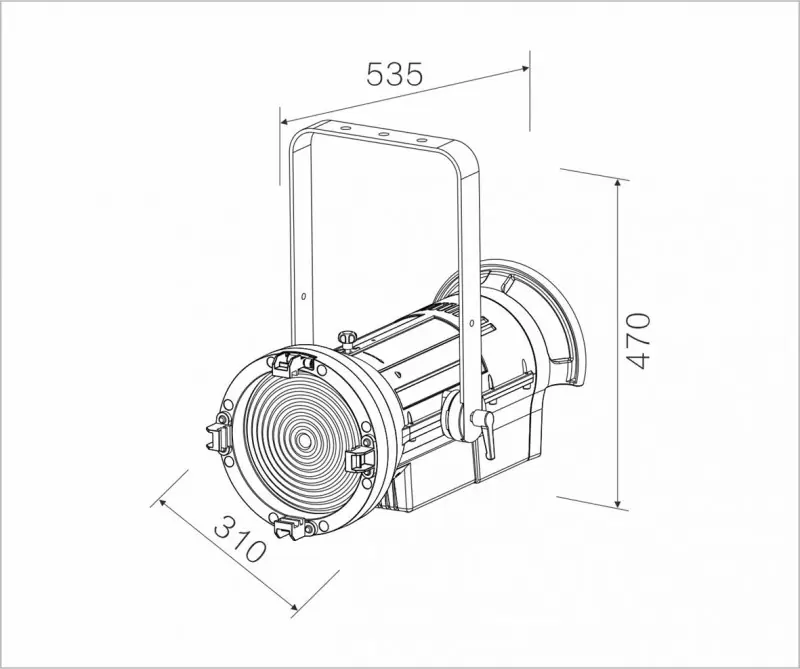 LIGHT SKY LED Fresnel 9800 L7-Т48