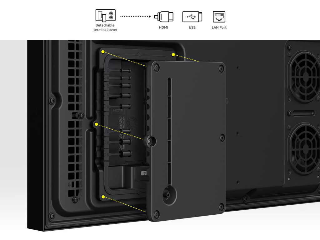 Удобное подключение и установка -Samsung OH24B