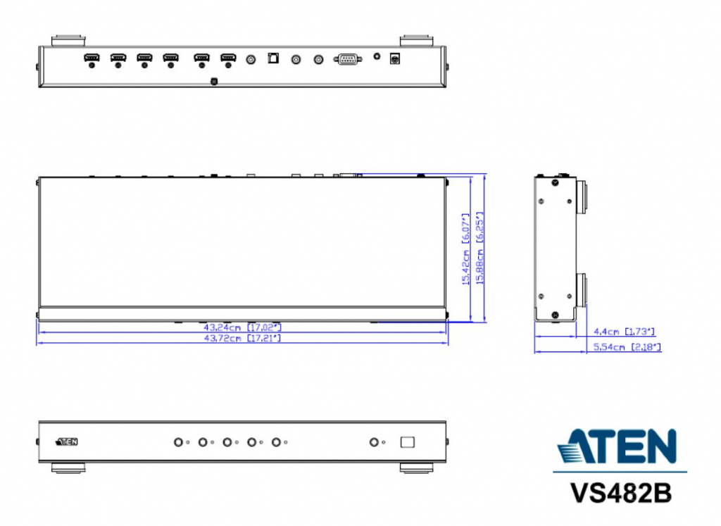 Aten VS482B Чертеж